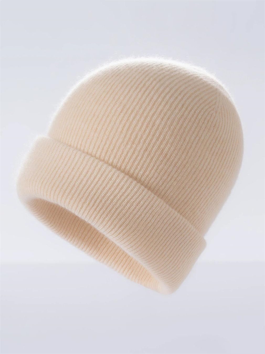 Cashmere Hat Double Thickened Warm Women Men Outdoor Knitted Solid Beanies Ice Skating Hat