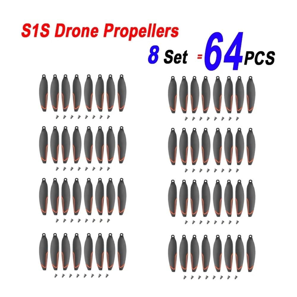 Eliche for Drone S1S, Pale di Ricambio, Pale di Ricambio for Drone S1S(S1S Propellers 64PCS)