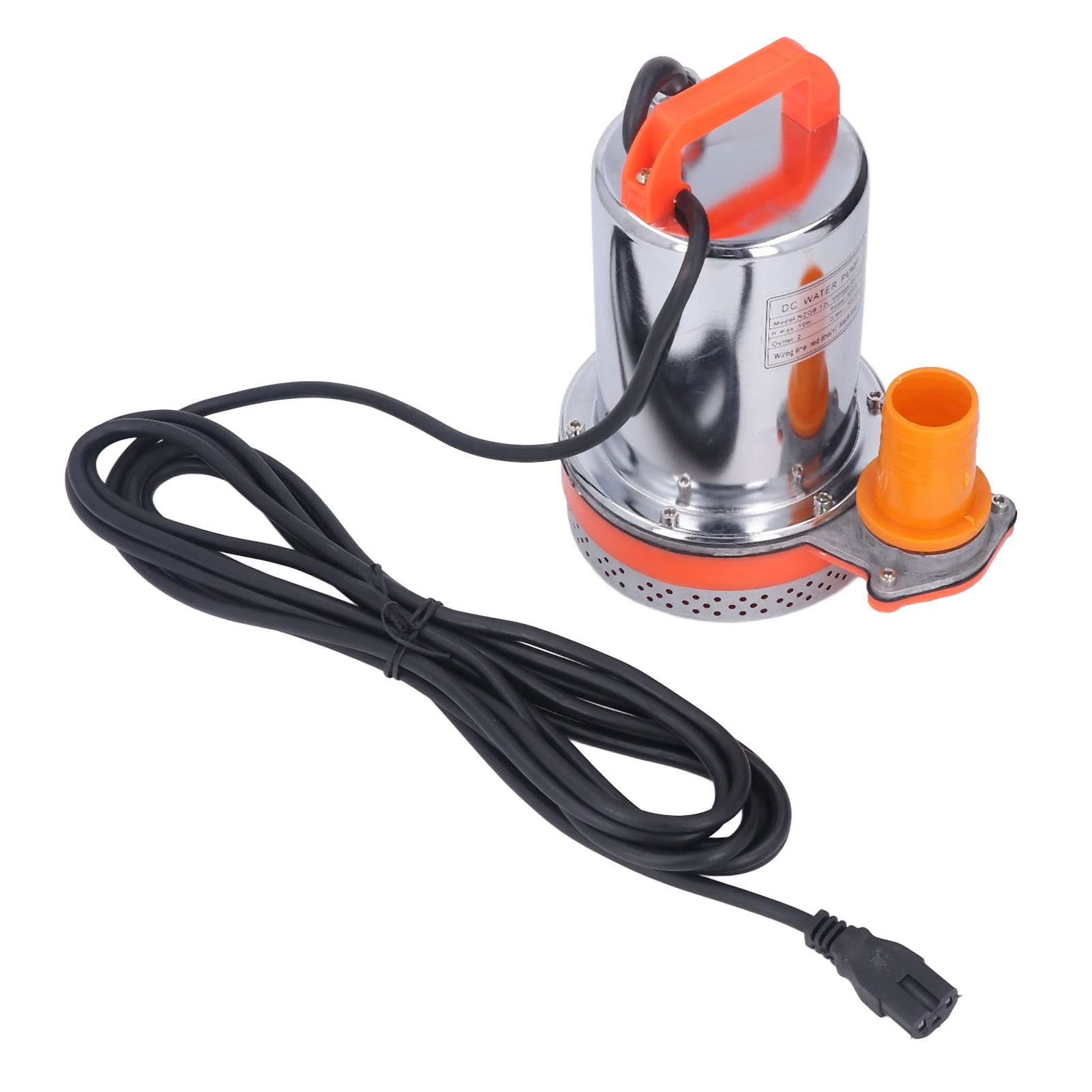 Fafeicy DC12V 300W Edelstahl-Tauchpumpe 30 L/min 32,8 Fuß Hub Vollkupfermotor mit Wirbelnder Gegenstromtechnologie für die Gartenbewässerung Autowäsche