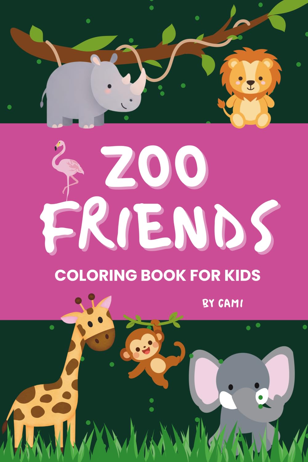 Zoo Friends Coloring Book for Kids