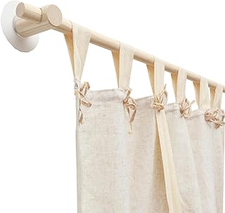 100CM-150CM Wooden Pole, Silent Solid Wood Guide Pole, Not Easy To Deform, No Need To Punch, Punching And Dual-purpose(120cm)