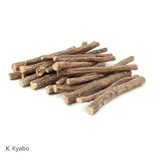 Miniatura 6 de Palitos masticables 100% naturales orgánicos de 16 onzas1 libra de raíz de regaliz Mulathi Yashtimadhu Mithi-lakdi por GREENandORGANIC