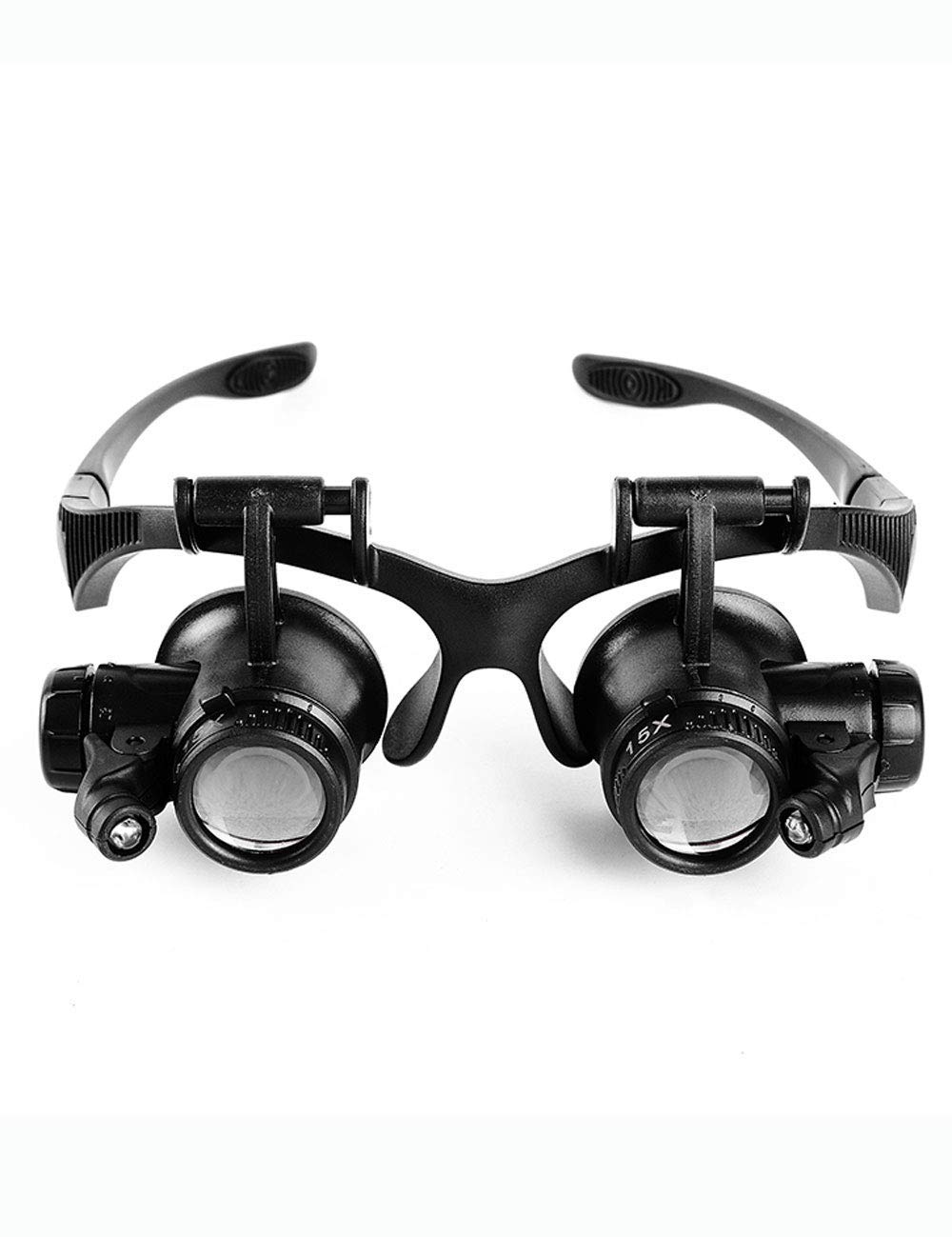 Tragbare Vergrößerungsbrille Mit 10X/15X/20X/25X Vergrößerung, Zum Lesen, Prüfen, Löten, Nähen, Reparieren, Für Hobby Und Basteln, Schmuckherstellung Und Untersuchungen.,