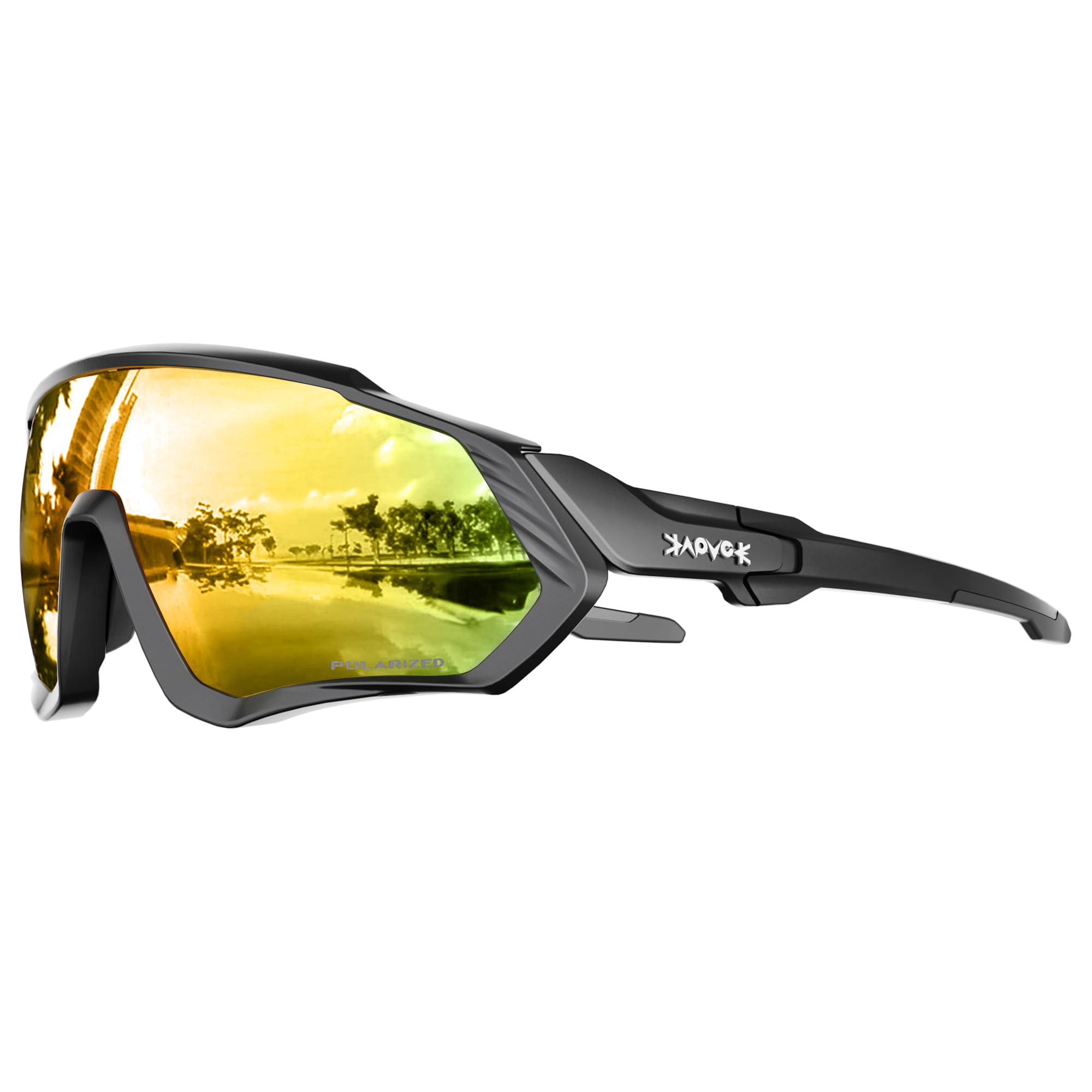 KAPVOE Polarizadas Gafas Ciclismo Protección UV400 TR90 Deportivas Mujer Hombre MTB BTT Bicicleta Running Bici