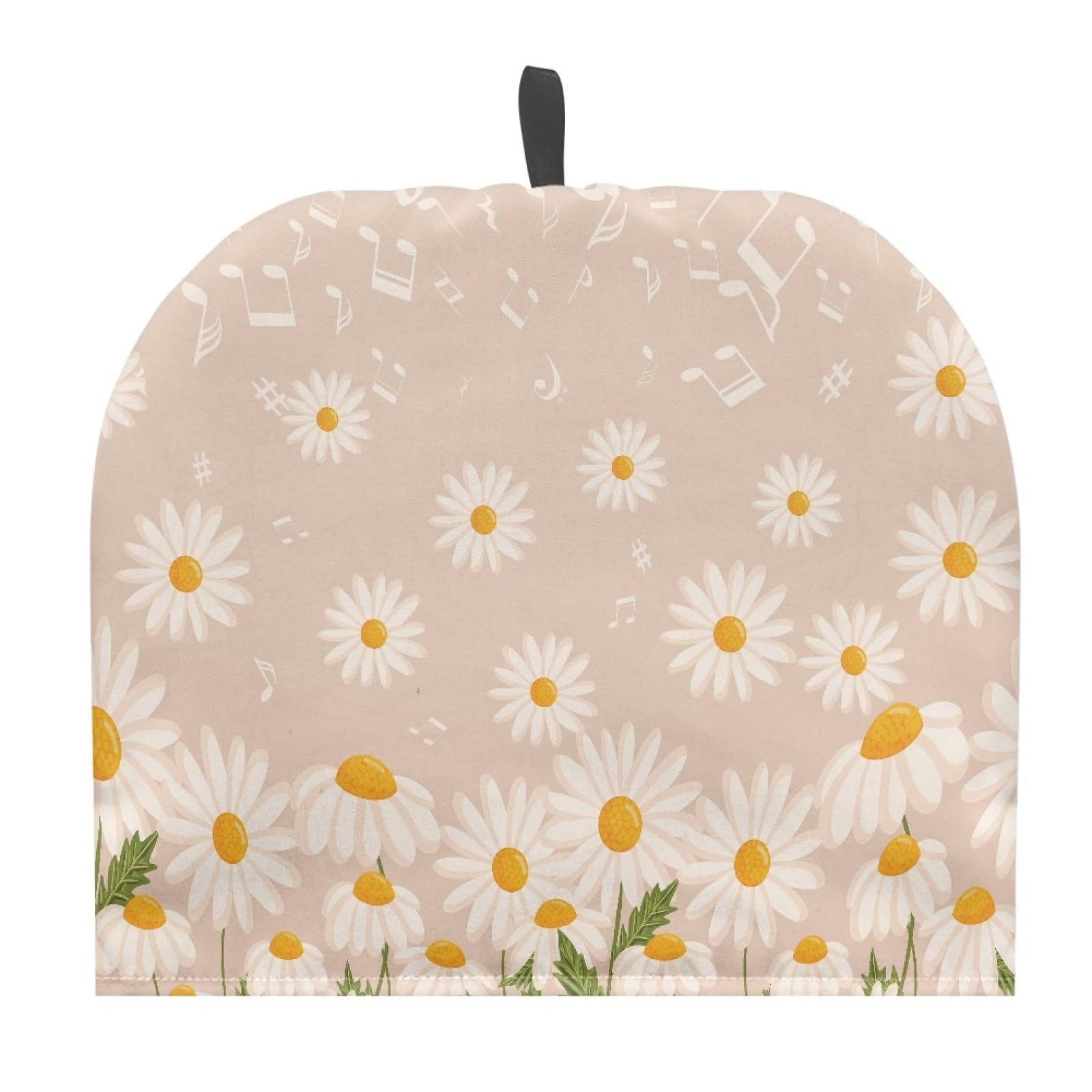 Howilath Cute Daisy Floral Teapot Dust Cover Home Kitchen Decorative Teapot Cosies Cover Tabletop Kettle Dust Cover Tea Pot Cosies