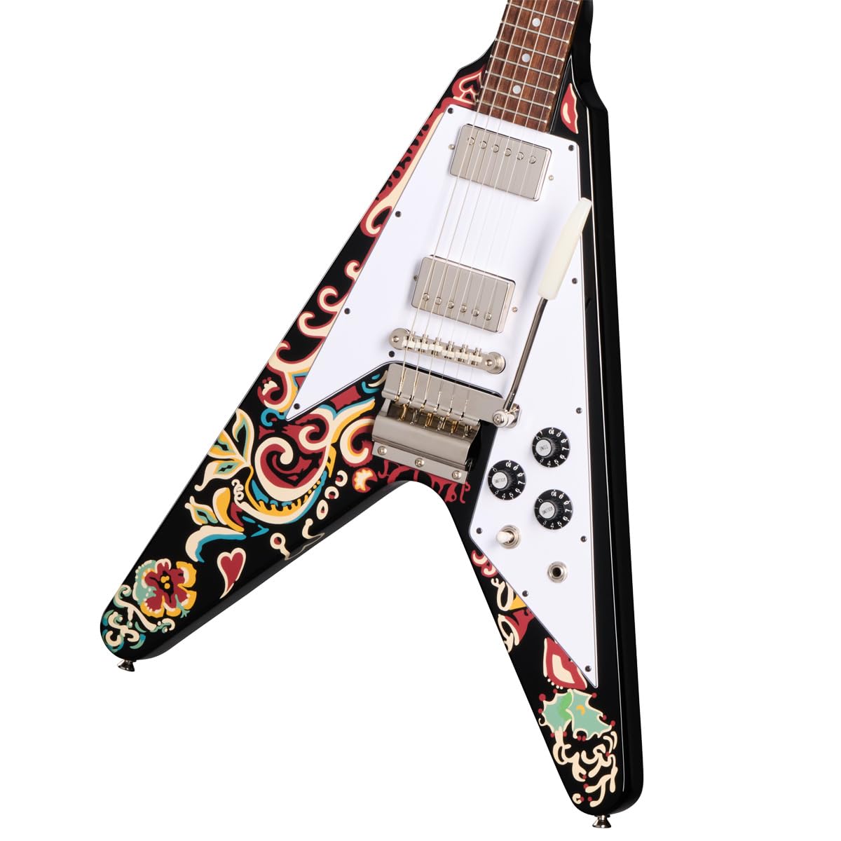 Epiphone/Inspired by Gibson Custom Jimi Hendrix "Love Drops" Flying V Ebony ジミ ヘンドリックス