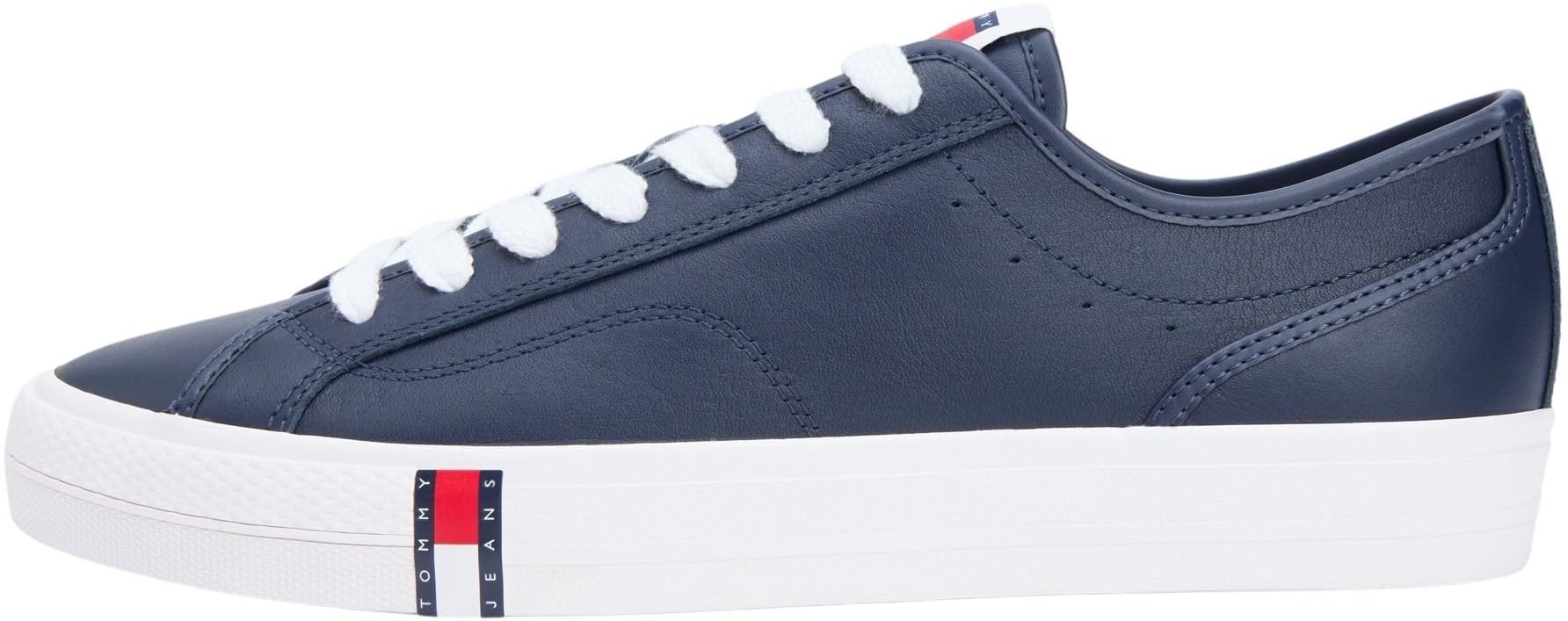 Tommy Jeans Men's Archive Vulc. Y2K Long Lace EM0EM01676 Low Top, Blue (Dark Night Navy), 7 UK
