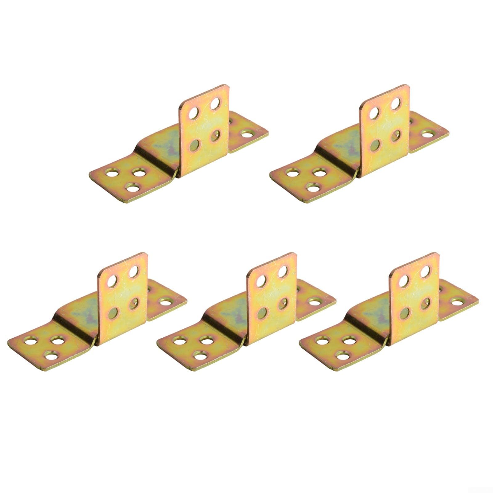 5PCS Bed Rail Brackets Bed Rail Bracket Connector Bed Rail Fittings For Headboards Footboards Hold