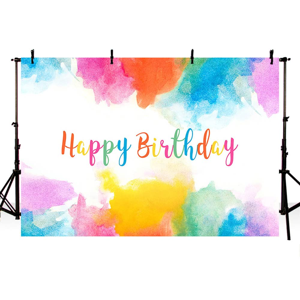 Fotohintergrund „Farbspritzer“ – 3x2,1 M, Polyester, Für Malerei, Party & Fotoshootings
