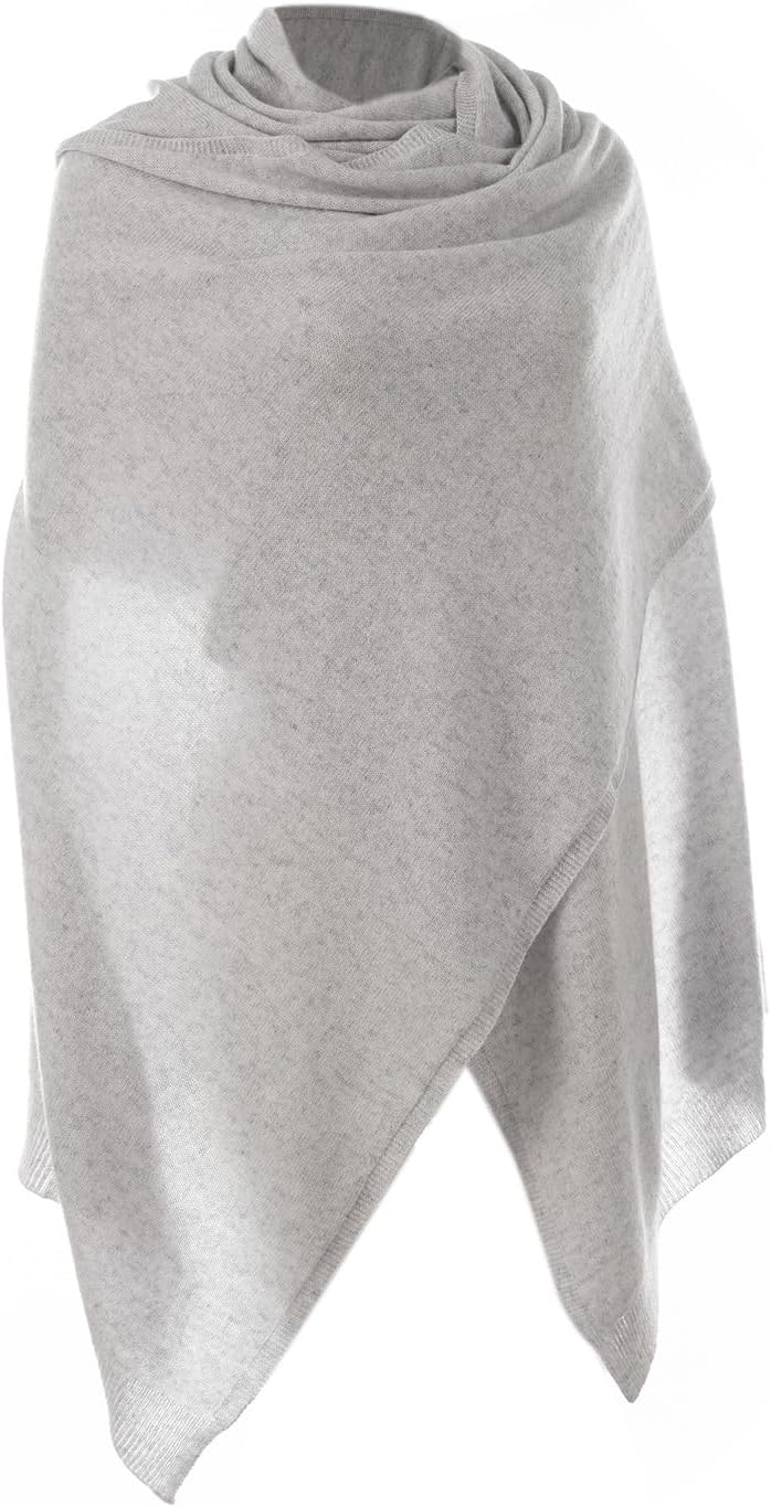 Women's Cashmere Wool Oversized Shawl Wrap, Solid Color Pashmina Ultra Soft Stole Scarf for Women with Gift Box - Image 3