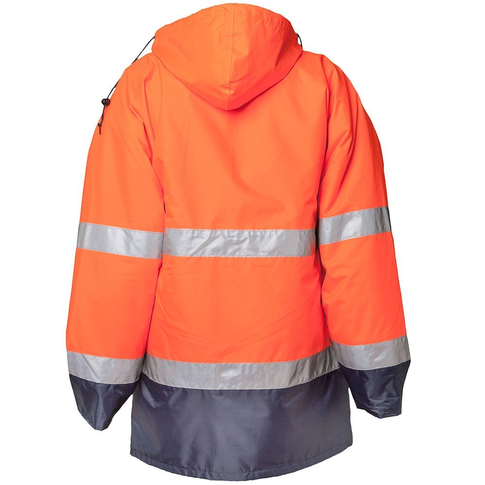Planam 2056084 señalización – Parka talla 8 x l naranja/azul marino