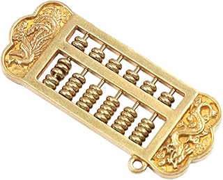 VALICLUD Mini Abacus Dourado Pingentes de Bronze Abacus Charm Jewelry Fazendo Suprimentos para DIY Colar de Bracelete Keychain Fazendo Crafting