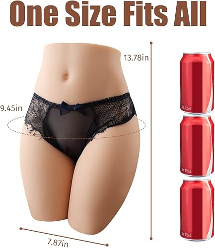 Miniatura 4 de Muñeca sexual de 13 libras Masturbador 3D Belleza Cadera Realista Bolsillo Coño Culo Sexy Torso Femenino Adulto Juguete Vaginal Apretado Canal