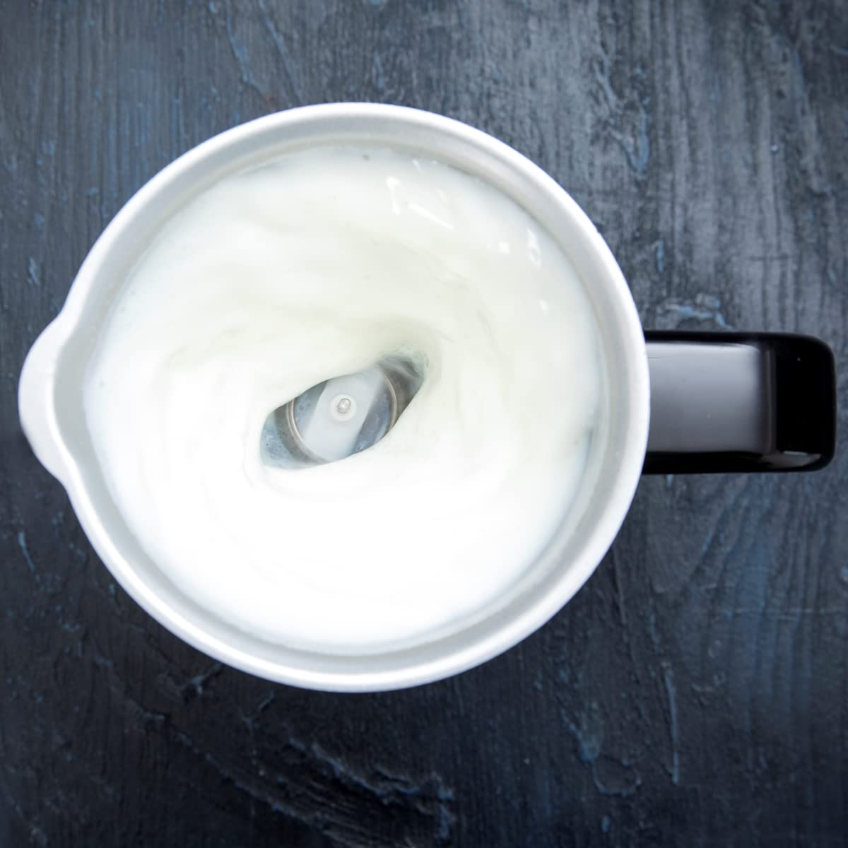 Gastronoma 18150003 - Espumador de leche eléctrico, 300 ml, alta capacidad, de acero inoxidable, 3 en 1, para espuma de leche caliente y fría, chocolate caliente, recipiente de leche inalámbrico