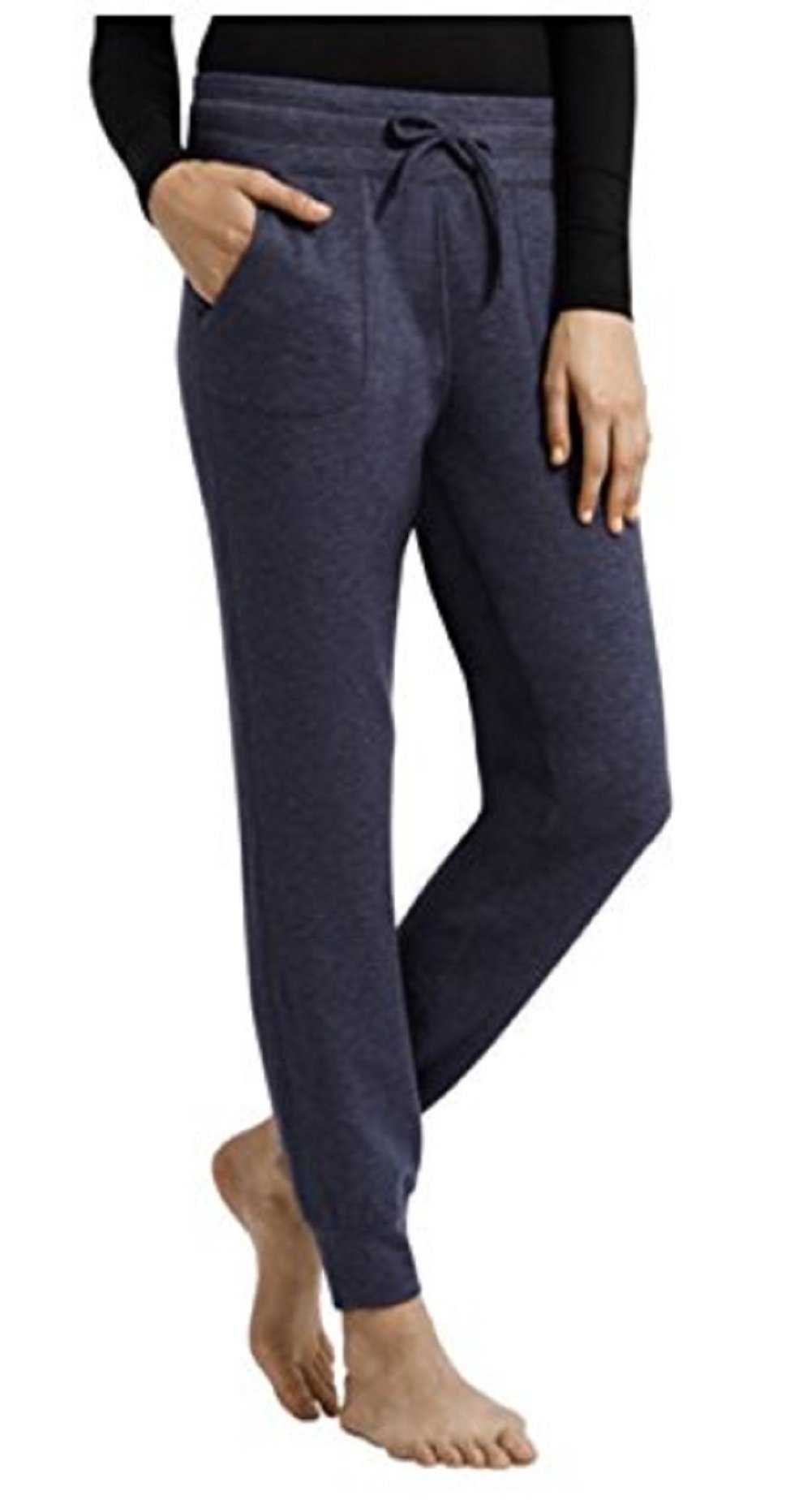 Weatherproof32 Degrees Heat Womens Technology Comfy Jogger Pants Navy M