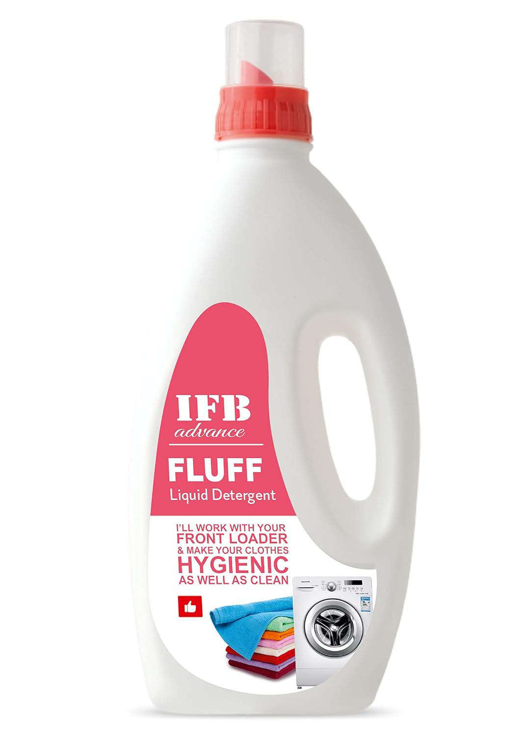 IFB Advance Fluff Front Load Fabric Liquid Detergent 1 liters Pack of