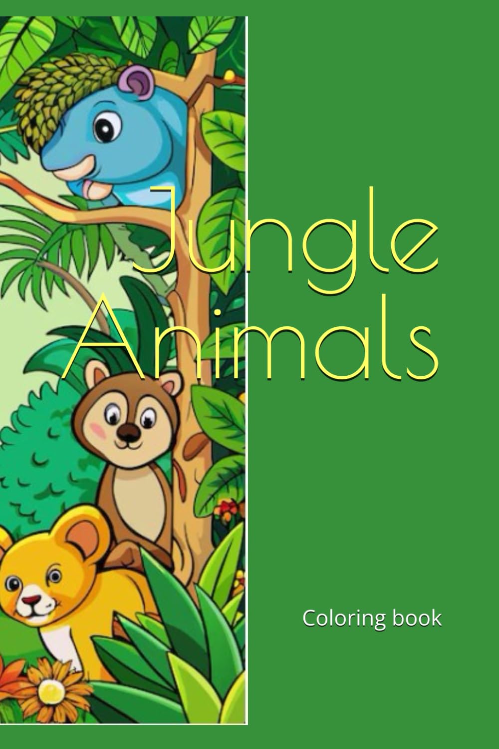 Jungle Animals: Coloring book