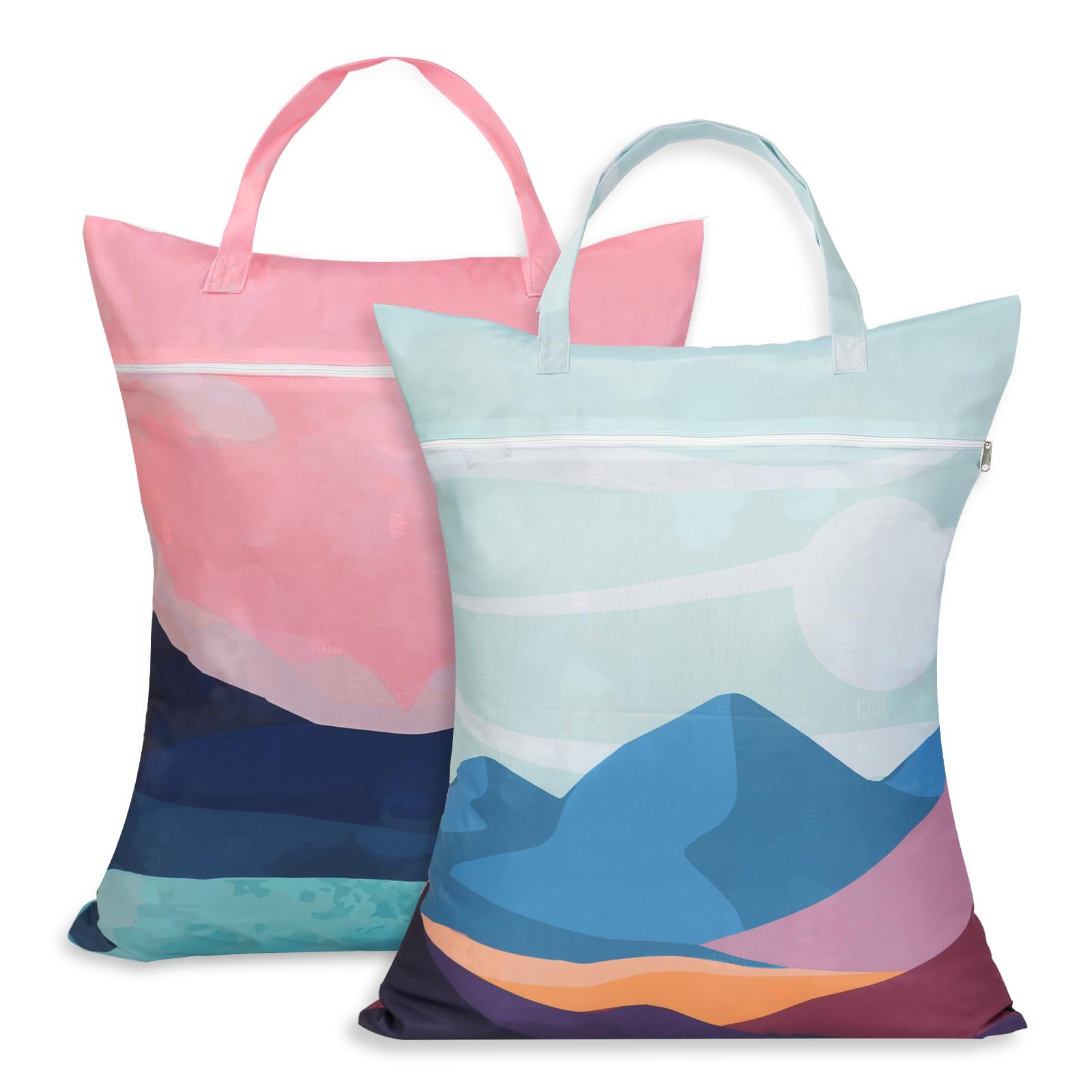 Plonta Home – Set 8 Sacchetti Per Biancheria In Cotone Resistente, Con Cerniera, Per Lavatrice, Da Viaggio, Per Intimo E Vestiti Delicati