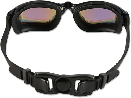 Miniatura 4 de Krediz Gafas de natación antivaho  Gafas de silicona unisex con correa ajustable  Lentes de policarbonato con protección UV