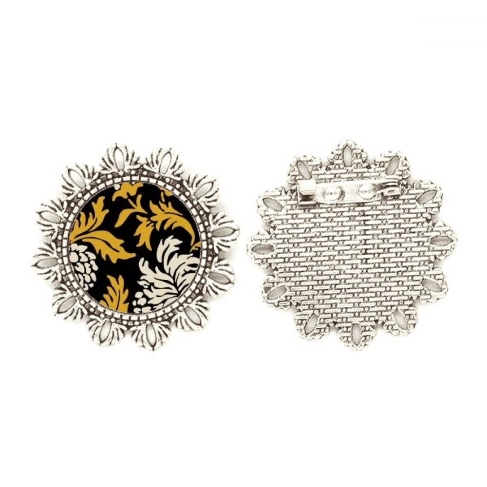 Broche de plata de crisantemo estilo chino para chaquetas y pañuelos 4