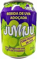 Suco De Uva Importado Jumju Com Pedaços Lata 238ml