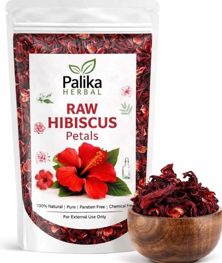 Dry Hibiscus Flower Raw 100g | 100% Natural Gudhal Flower for Hair Care 100Gram Pack of 1-image-39