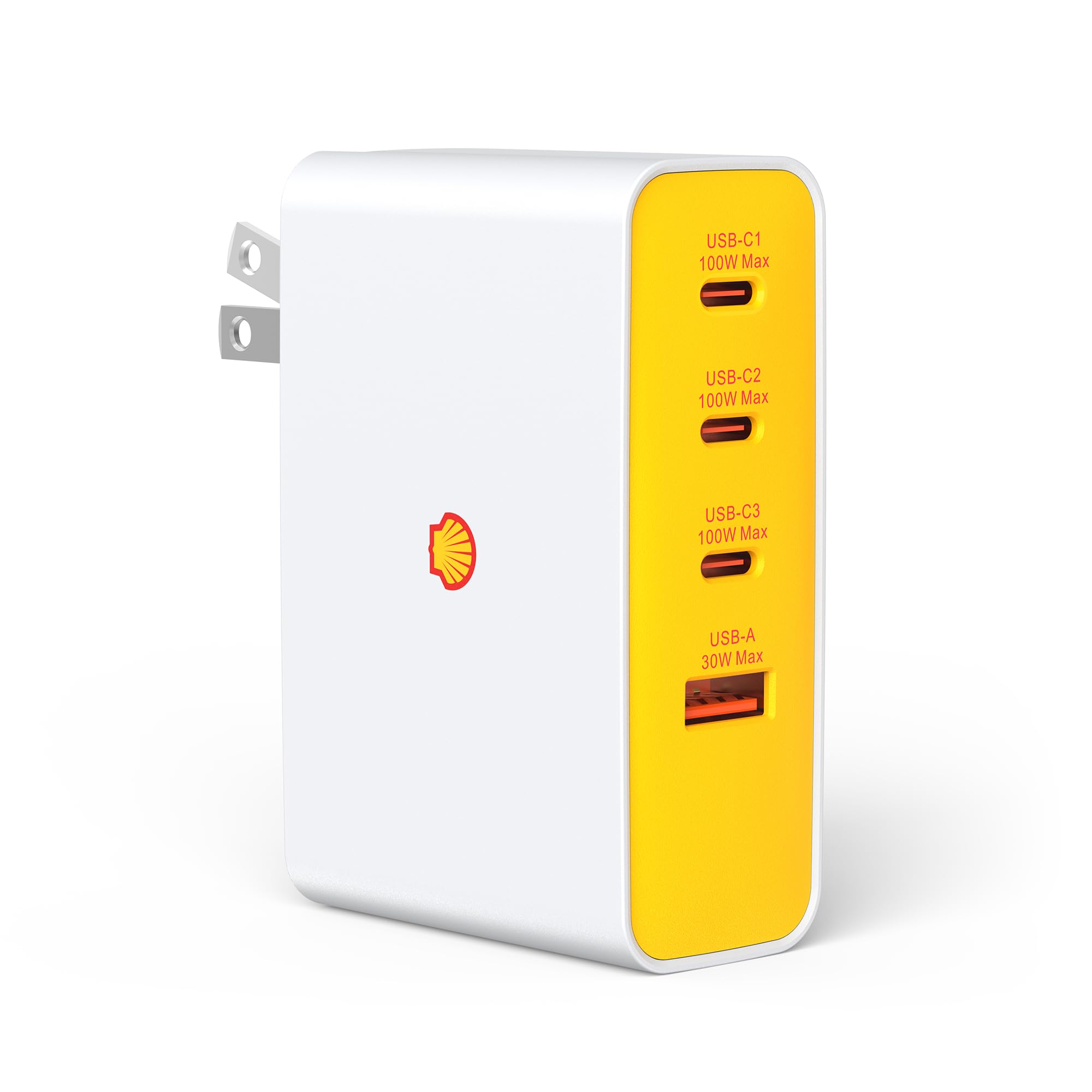 Amazon | Shell 100W 急速充電器 4ポート Type-C【GaN III技術/PD3.0