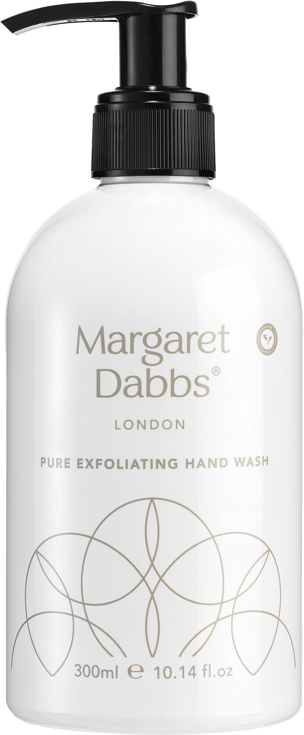 Margaret Dabbs PURE Exfoliating Hand Wash, Gentle Exfoliating Hand Cleanser with Natural Ingredients, Nourishing