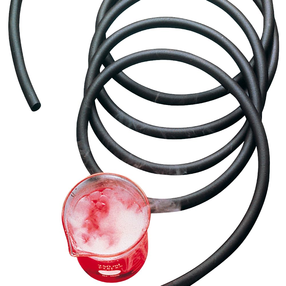 neoLab Norprene-Schlauch schwarz, 6,4 x 9,6 mm, Wandstaerke 1,6 mm, 15 m Rolle, fuer Schlauchpumpen