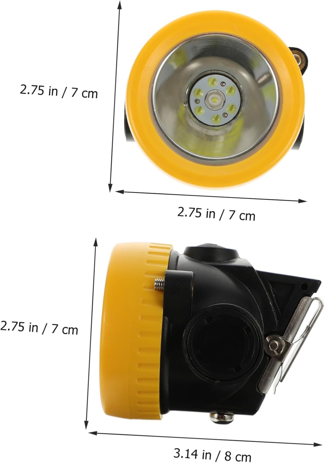 Mining Headlamp Explosion LED Clip Light for Helmets Compatible Safety Protection for Industrial Use