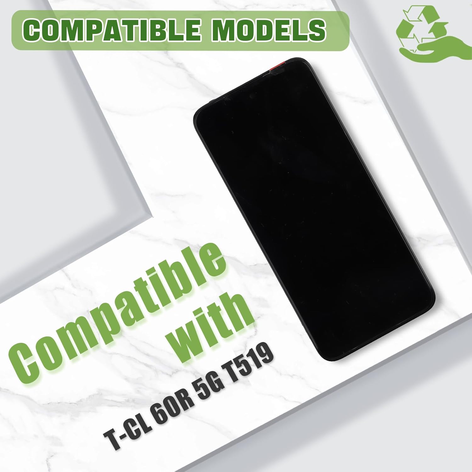 New LCD Display for TCL 60 5G 60SE 60R 605 6.7" Touch Screen Digitizer Assembly Replacement with Upgraded Repair Tools Kit