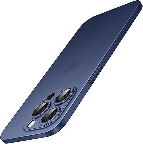 Miniatura 7 de JETech Funda ultradelgada (0.014 in delgada) para iPhone 15 Pro Max de 6.7 pulgadas, cubierta de lente de cámara, ligera, acabado mate PP, funda