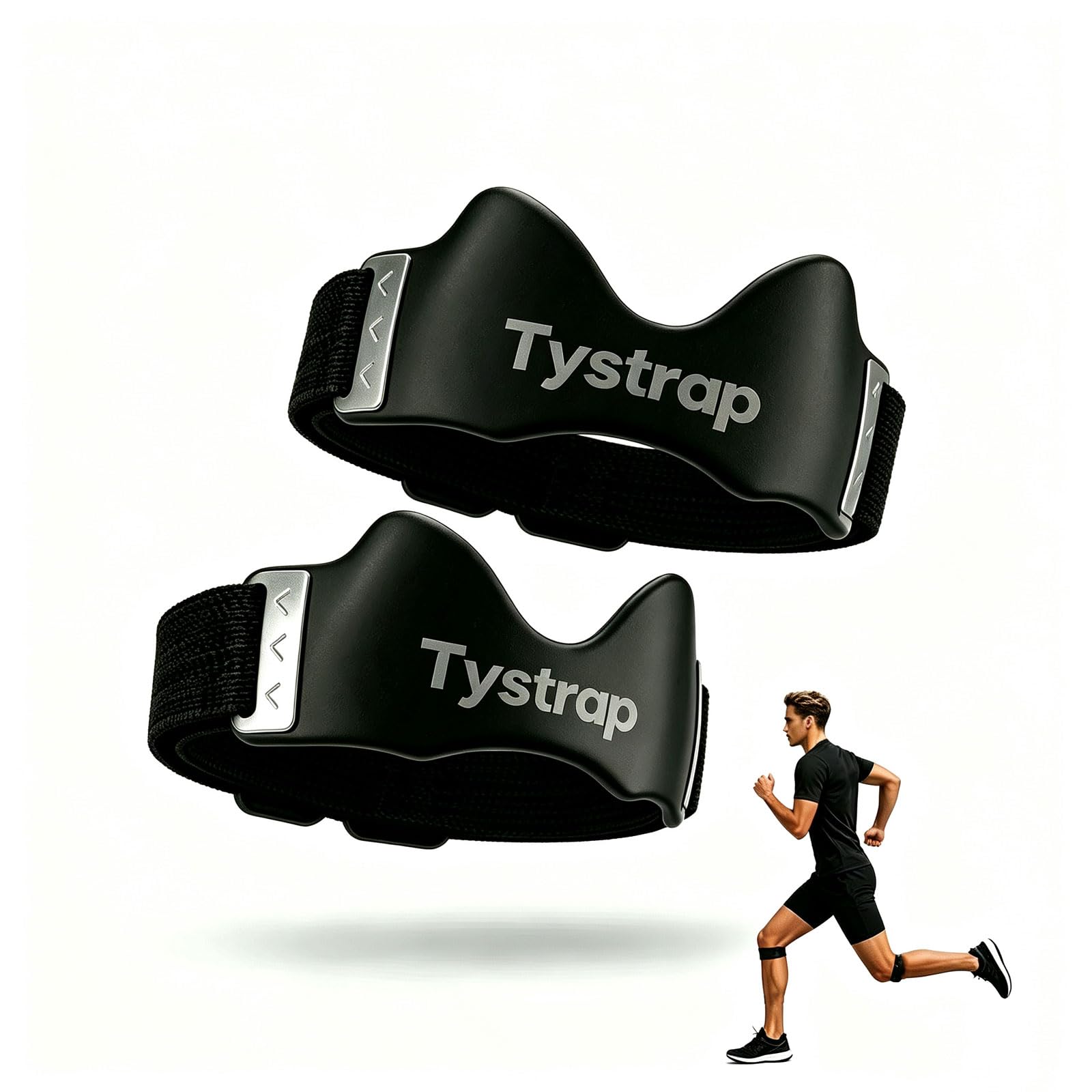 Tystrap Precisionknee Strap, Tystrap for Knees, Adjustable Sports Knee Brace with Built-In 3d Air Bags; Suitable for Various Activities Such as Running, Jumping Rope, and Yoga，2pcs