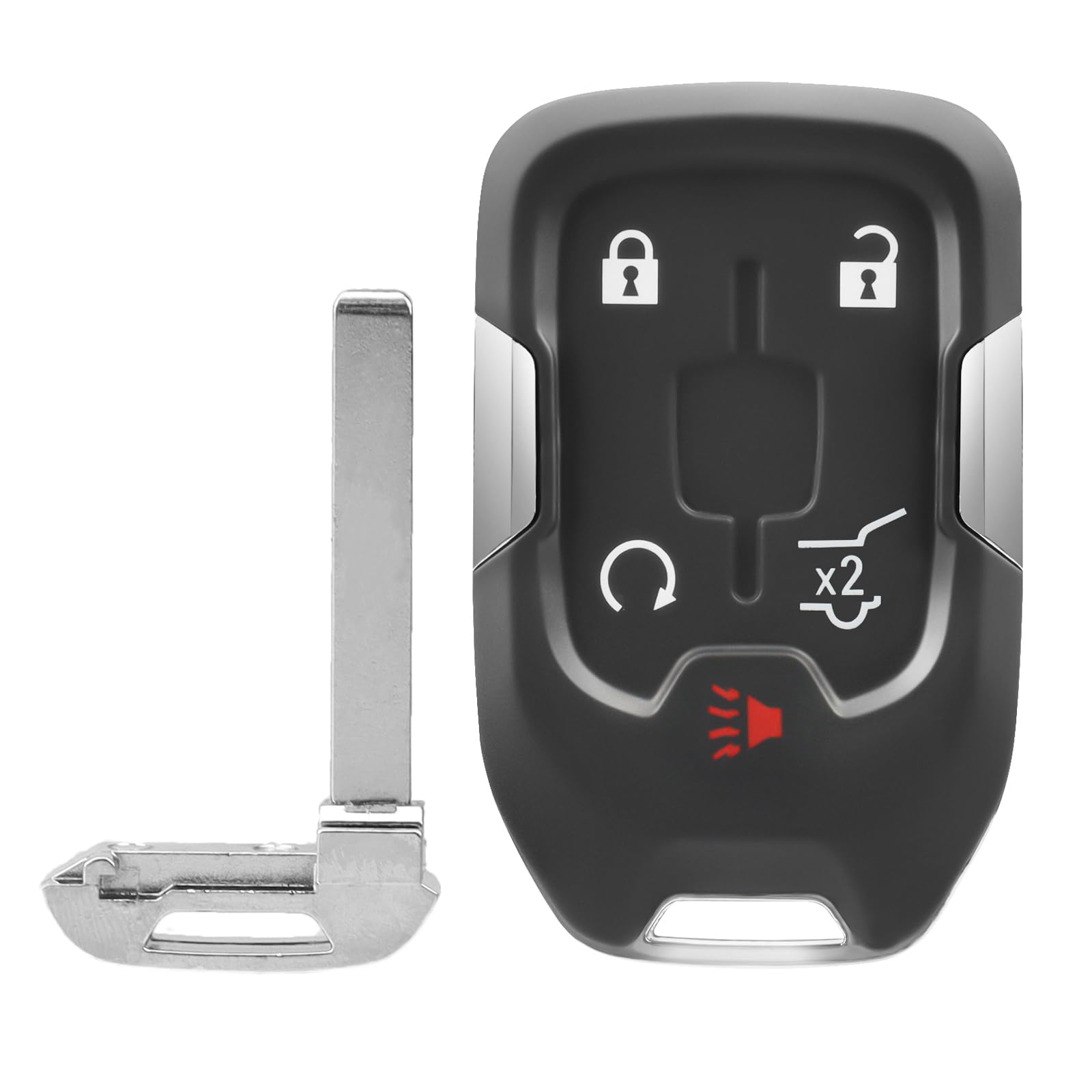 NPAUTO Key Fob Replacement Fits for GMC Acadia 2017 2018 2019 2020 - Smart Proximity Keyless Entry Remote Start Control Car Key Fobs, HYQ1EA, 13508275?5 Button, 433MHZ?