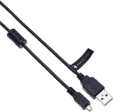 USB Cable for Sony DSC-W800 DSCW800, DSCH300 | Nikon Coolpix L340, A10, B500 Digital Camera | Data Sync & Photo Transfer Replacement Cord