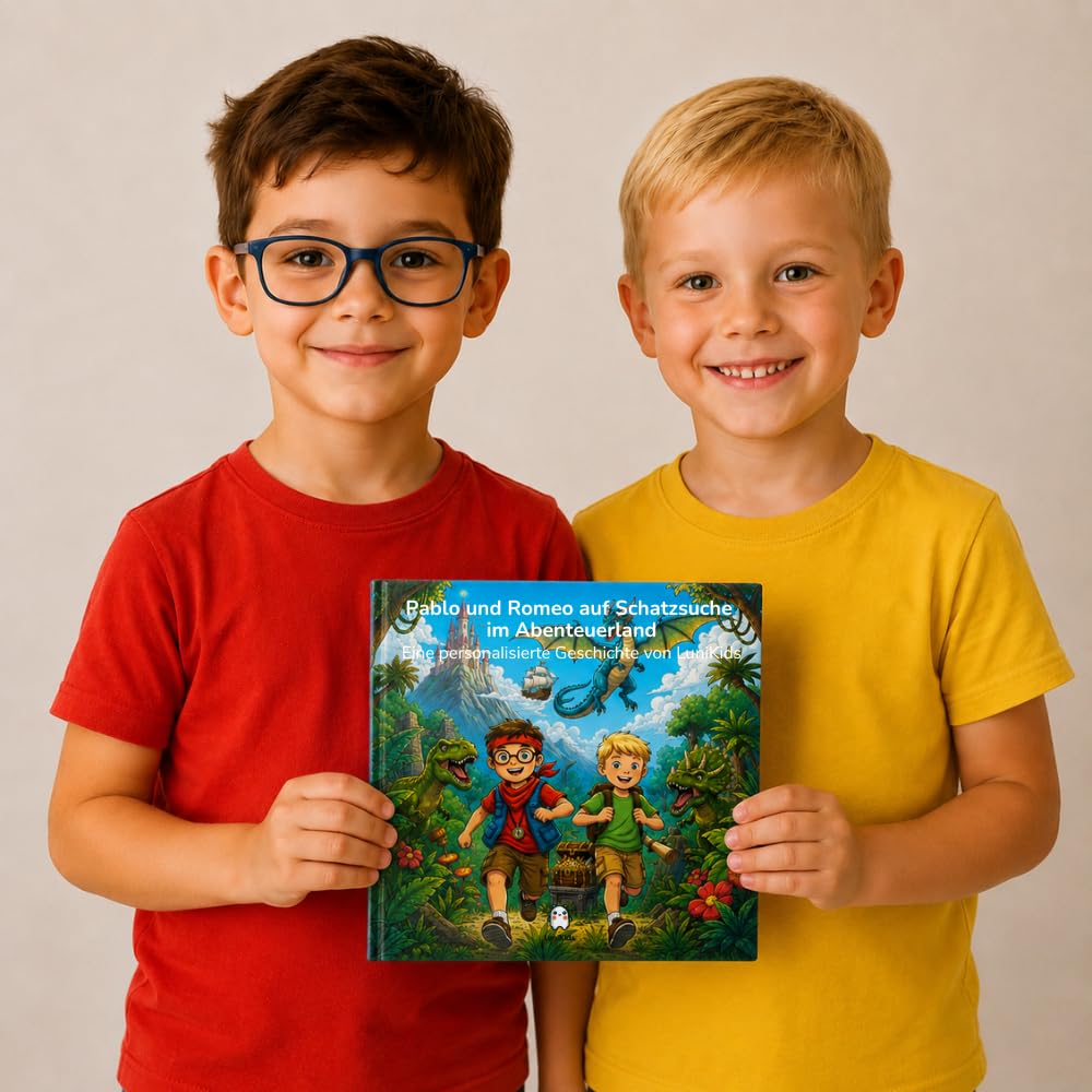 Personalisiertes Kinderbuch im Comic-Stil – Individuelle Geschichte & Comic-Illustrationen | Einzigartiges Abenteuer mit eigenem Namen, Charakter, Thema & Story | Geschenk für Kinder (Softcover)