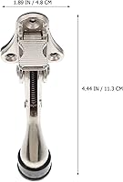 Vista 2 de Topes de puerta resistentes con un toque, tope de puerta ajustable para la parte inferior de (plateado)