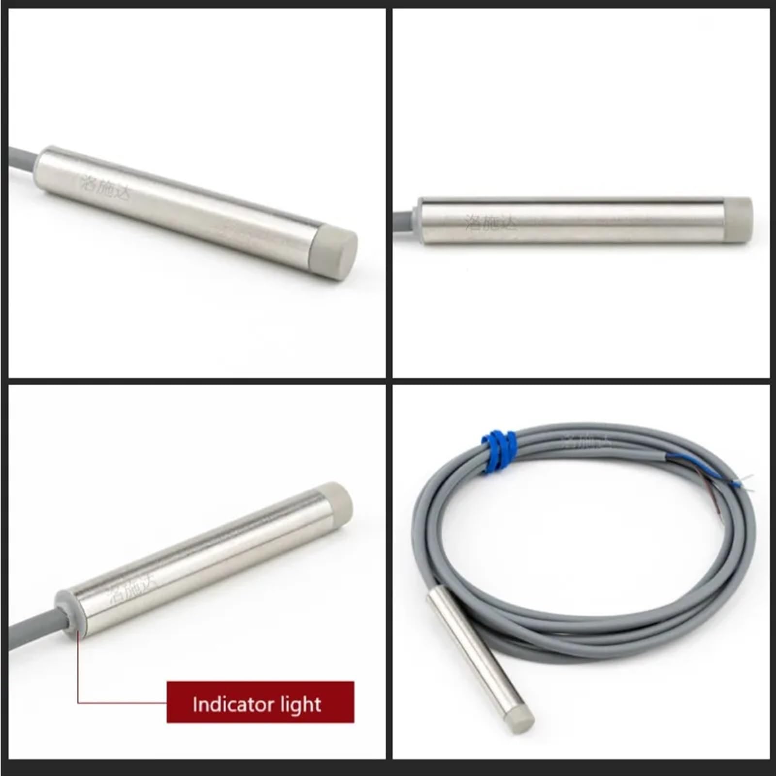 1 Uds interruptor de Sensor inductivo M6.5 de acero inoxidable sin rosca NPN PNP 3 cables interruptores de proximidad NO NC 1mm 2mm 3mm 4mm 6mm(M6.5 High Head,NPN NC,Detect Distance 5mm)
