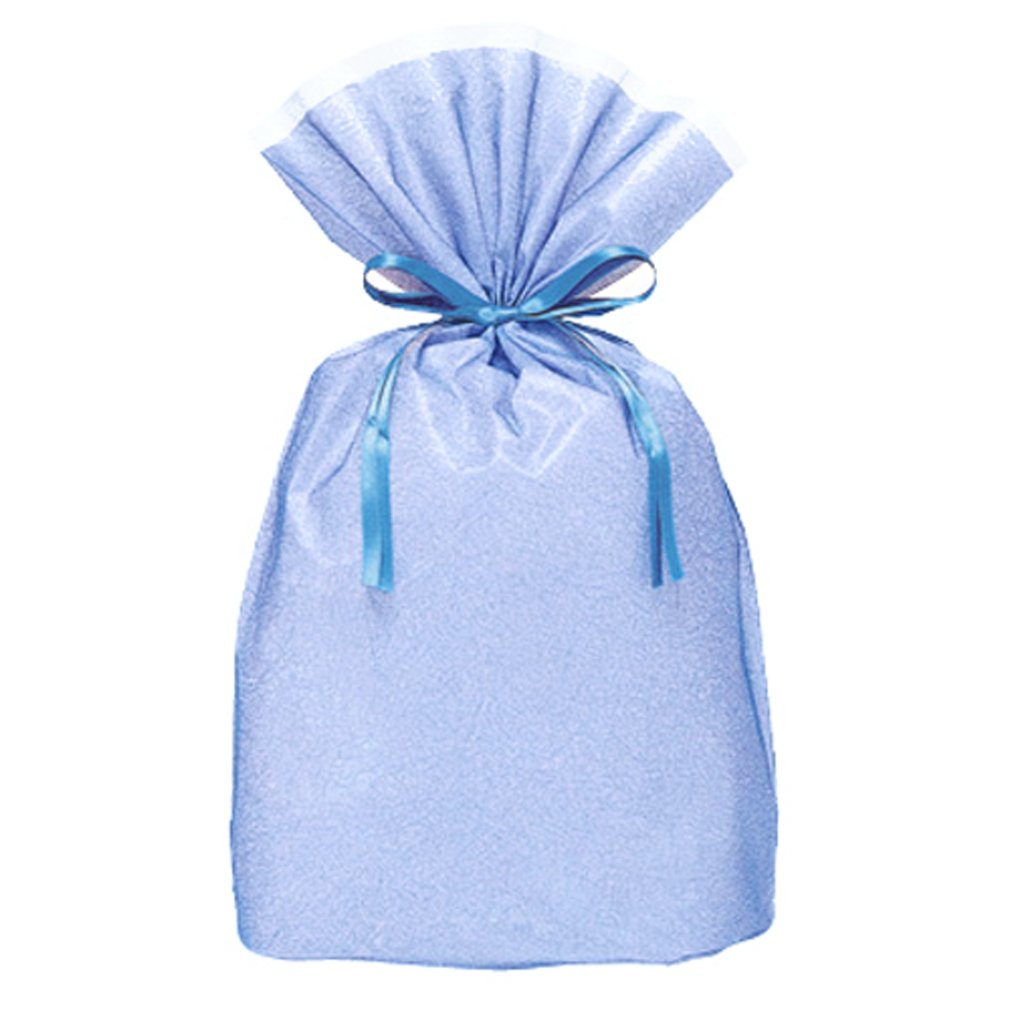 Amazon | 包む シンテックス巾着BAG(マチ付) Lサイズ T-2274-L ブルー