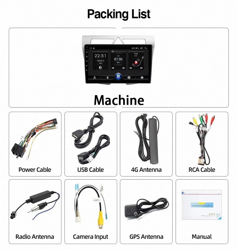 Autoradio táctil 4G+64G para Kia Morning con navegador GPS integrado y función Mirror Link 7
