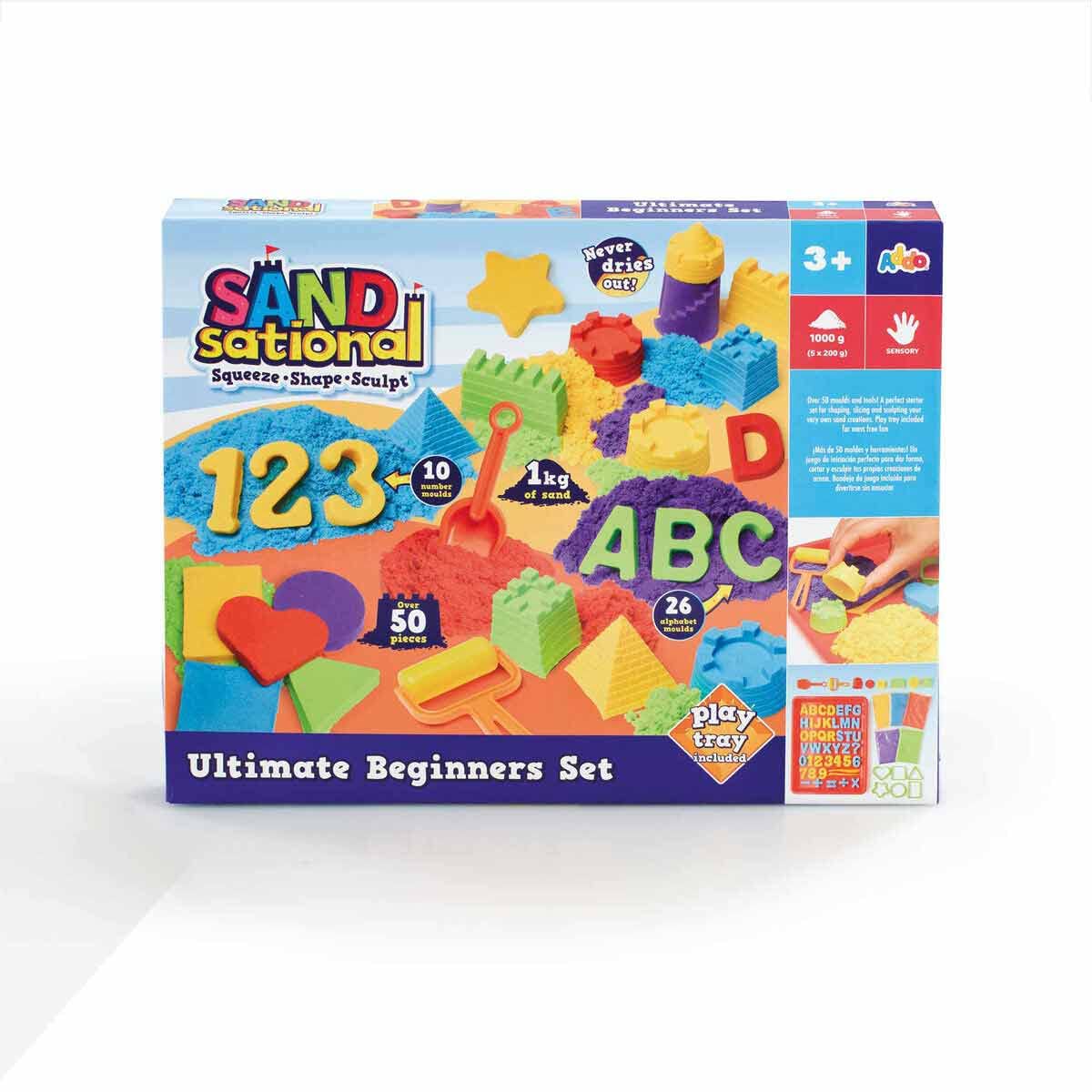 Early Learning Centre Addo SANDsational Ultimate Beginners - Squeeze, Shape and Sculpt Sand to Make The Perfect Sand Creation for Ages 3 Years and Above