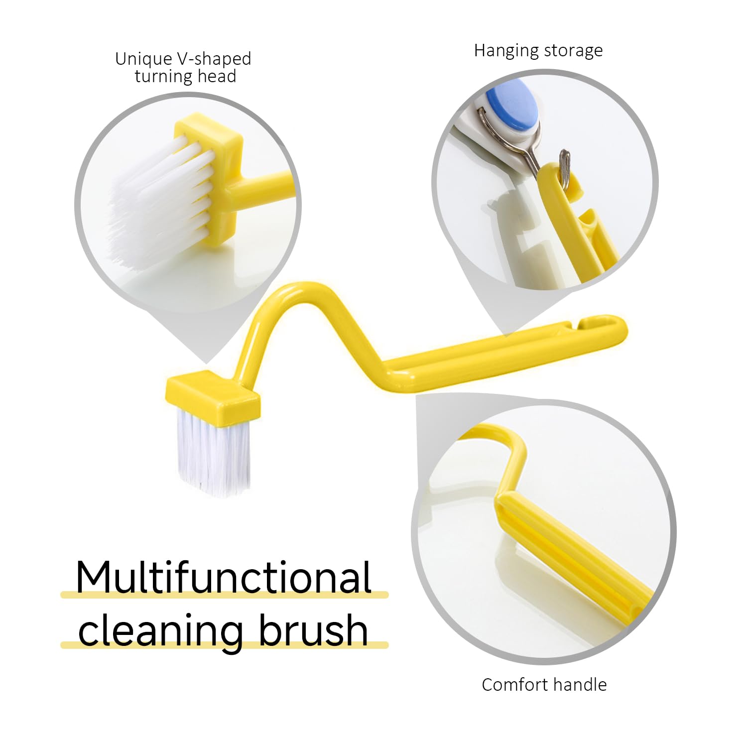 SPAZZOLA WC VERTICALE monouso manico lungo ergonomia strumenti di