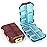 2PCS Travel Pill Box, Cute Pill Organizer, Small Pill Case, Portable Medicine Organizer for Purse, with 10 Compartments for Different Medicines