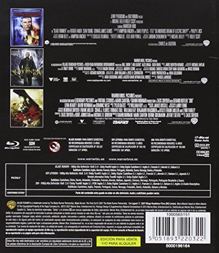 Pack: Blade Runner + Soy Leyenda + 300 [Blu-ray]