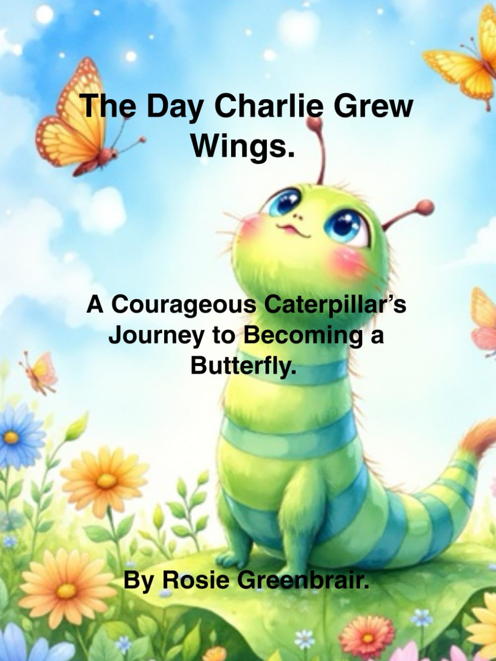 The Day Charlie Grew Wings: A Courageous Caterpillar's Journey to Becoming a Butterfly (Animal Adventure.)