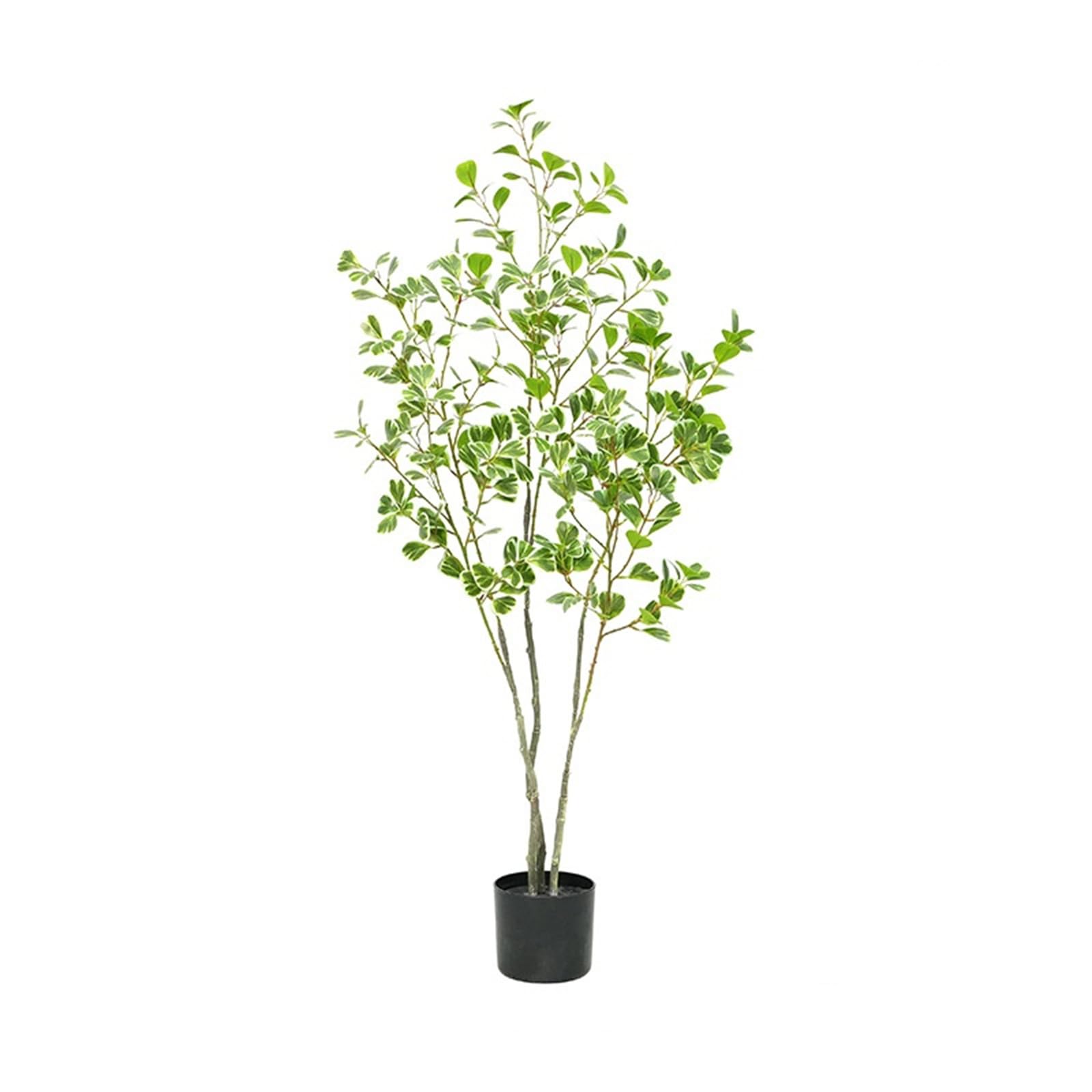 Zstar Árbol de ficus Artificial, 120 cm, Grande, Realista, árbol de ficus en Maceta, con Hojas realistas y Tronco, Plantas Artificiales Grandes para Dormitorio, balcón, decoración de Interiores