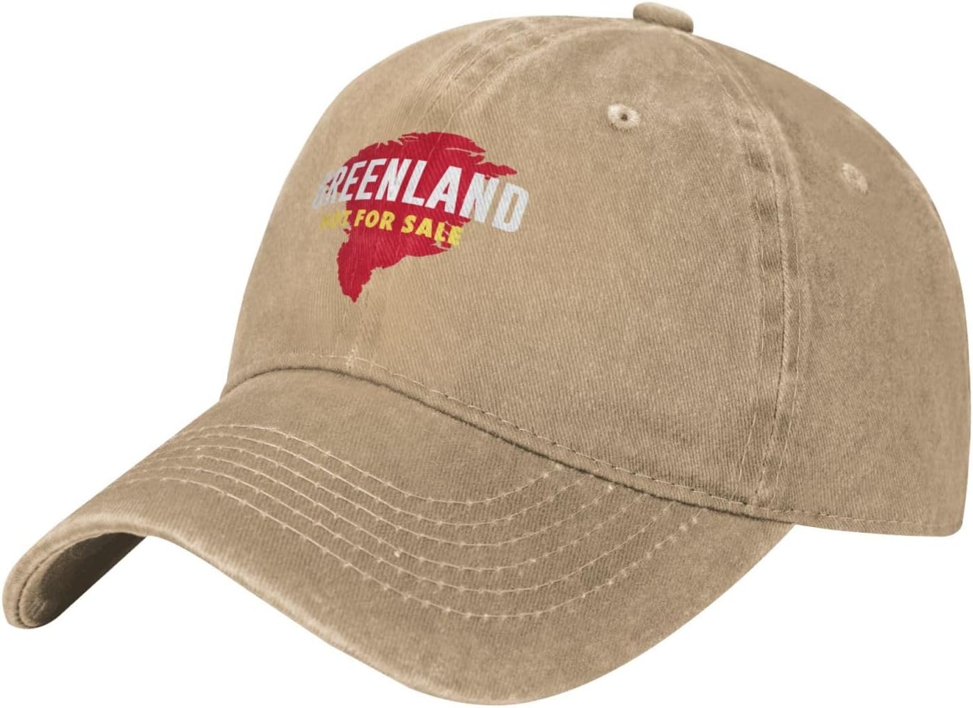 Greenland is Not for Sale Hat I Love Greenland is Not for Sale Cap for Men Wemen Black