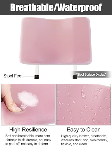 Miniatura 5 de Kalolary Pedicura Manicura Reposapiés Altura de asiento ajustable Técnico Equipo de uñas Salon Spa (blanco)