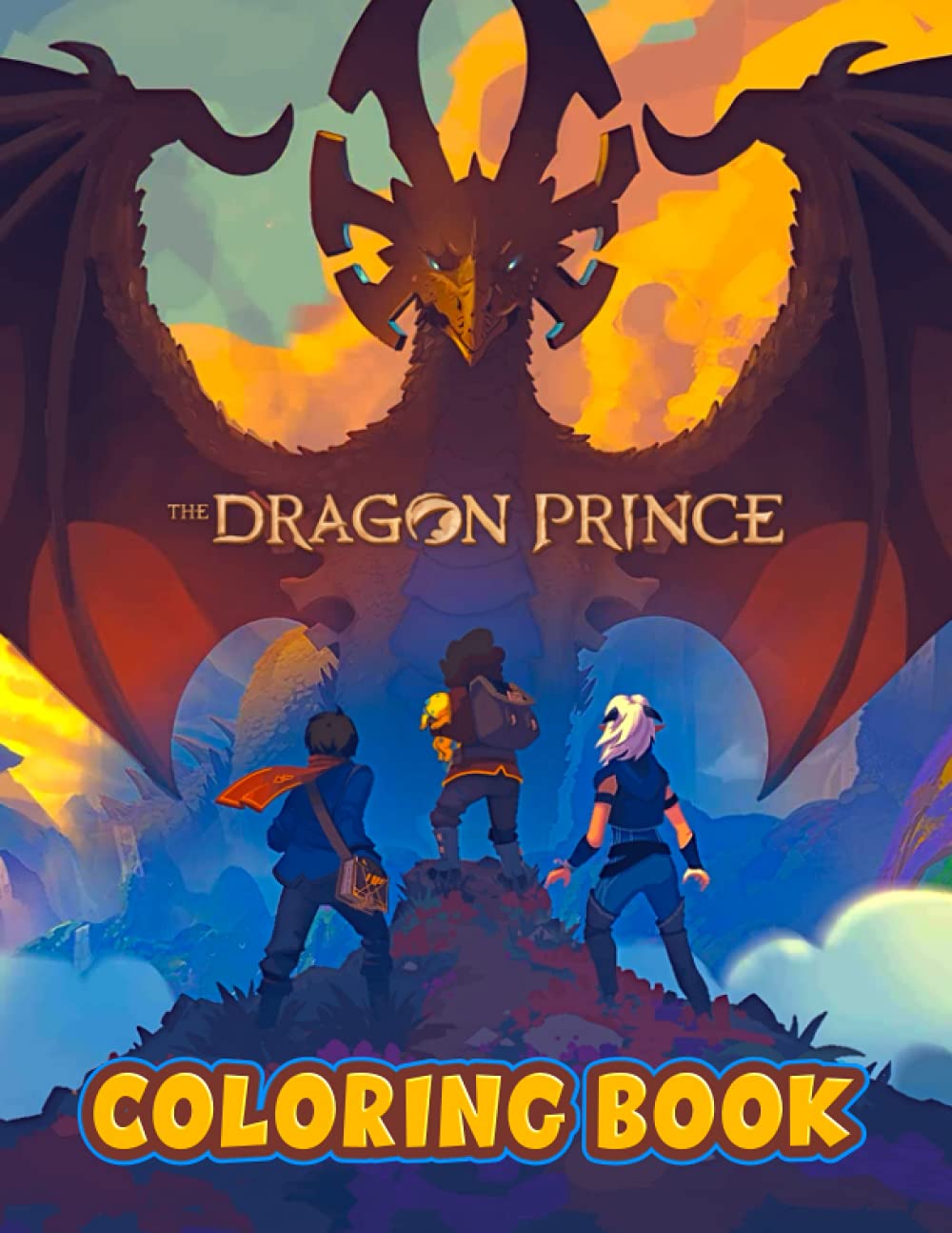 Buy The Dragon Prince Coloring Book: Perfect Coloring Book For Adults and Kids With Incredible ...