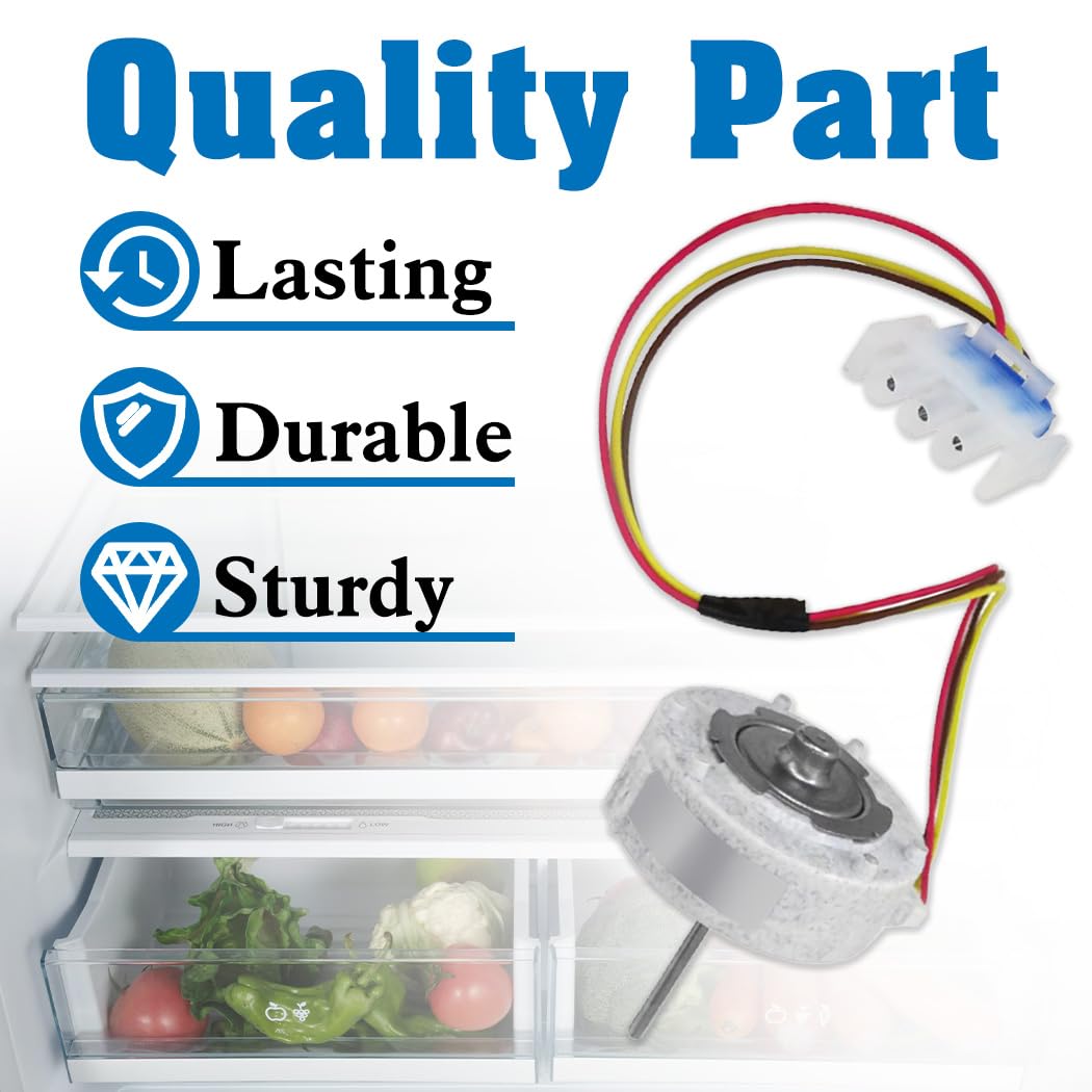 809069201 Refrigerator Freezer Evaporator Fan Motor Compatible with Frigidaire Crosley Kelvinator Gibson Sears Tappan，4456990 AP6041795 PS11775846 EAP11775846 Replacement